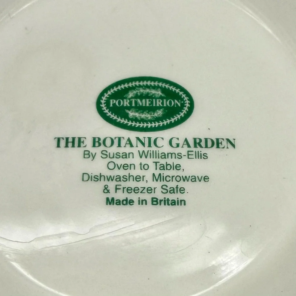 Vintage Portmeirion Botanic Garden 1 Pint Teapot Pink Cyclamen Made in Britain